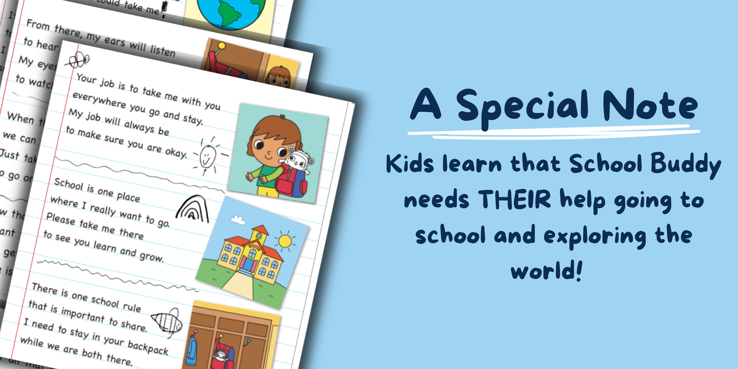 School Buddy Story Activity Book & Stuffie Set